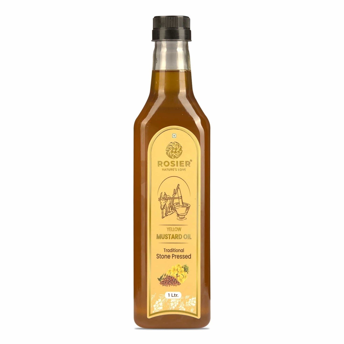 Rosier Foods Stone Pressed Yellow Mustard Oil 1000 ml