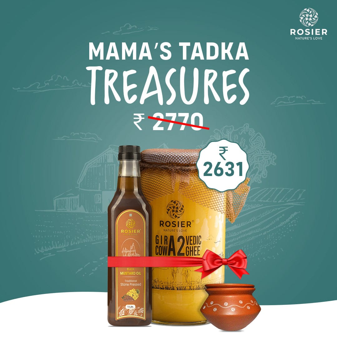 Rosier Foods Mama’s Tadka Treasures 1 Ltr + 1 Ltr