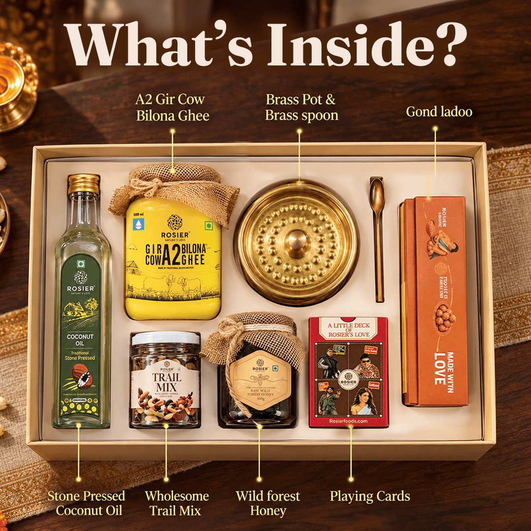 Rosier festive gifting spread with both Parampara hampers