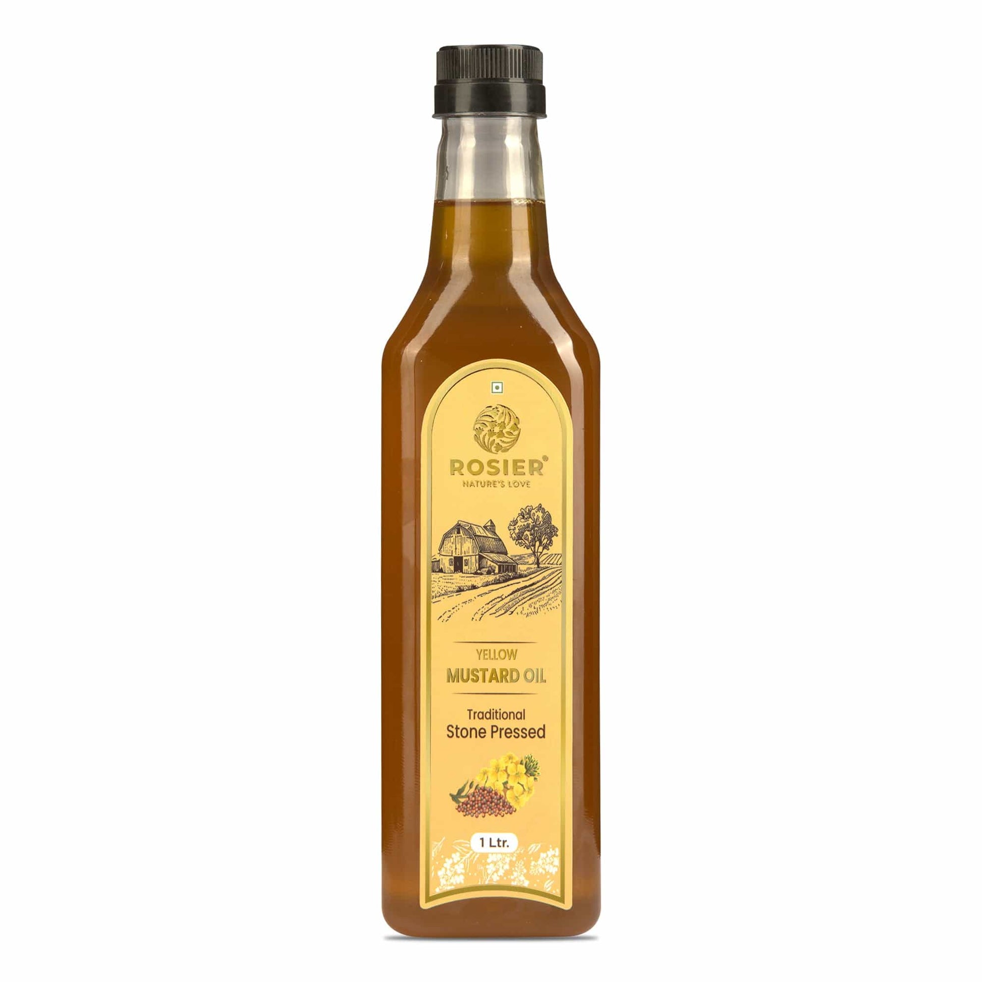 Rosier Foods Stone Pressed Yellow Mustard Oil 1000 ml