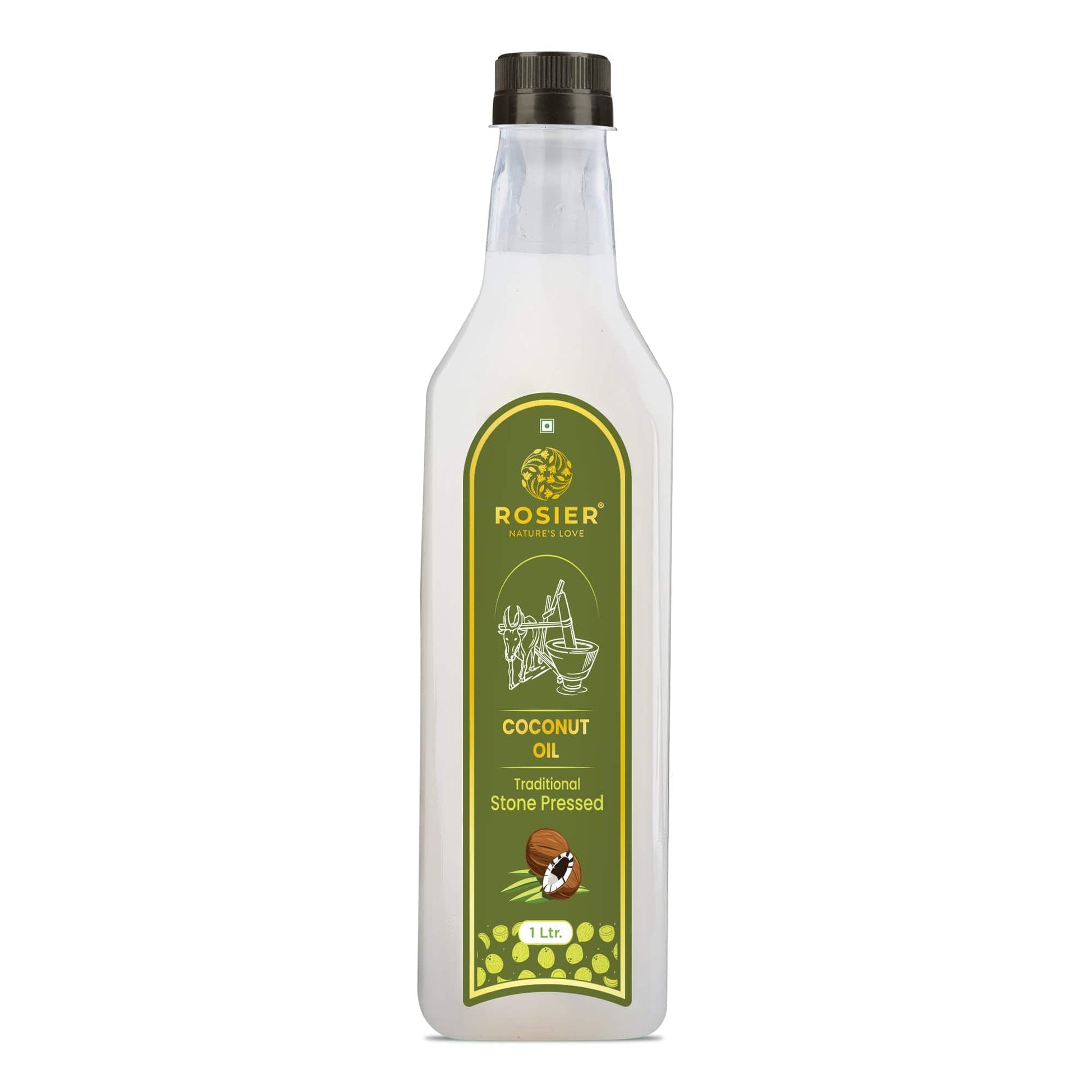 Rosier Foods Stone Pressed Virgin Coconut Oil 1000 ML (PET BOTTLE)