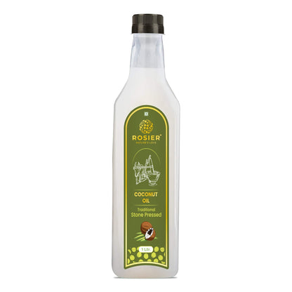 Rosier Foods Stone Pressed Virgin Coconut Oil 1000 ML (PET BOTTLE)
