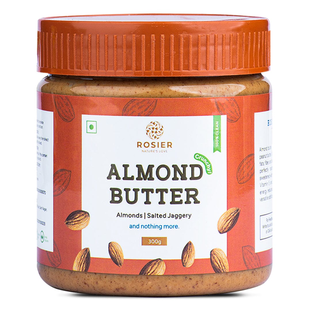 Rosier Foods Almond Butter Crunchy 300g