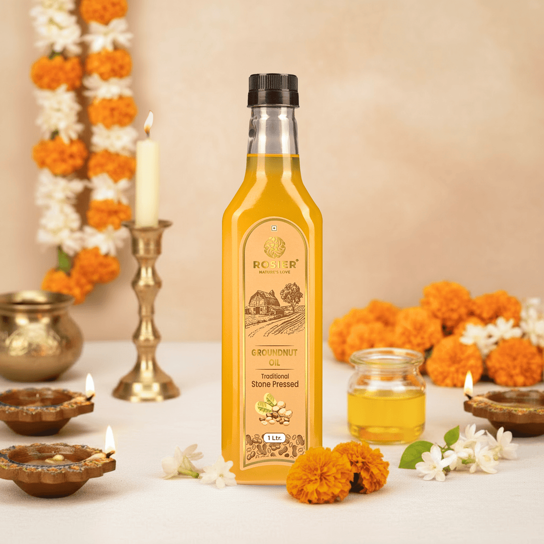 Rosier Foods Stone Pressed Groundnut Oil