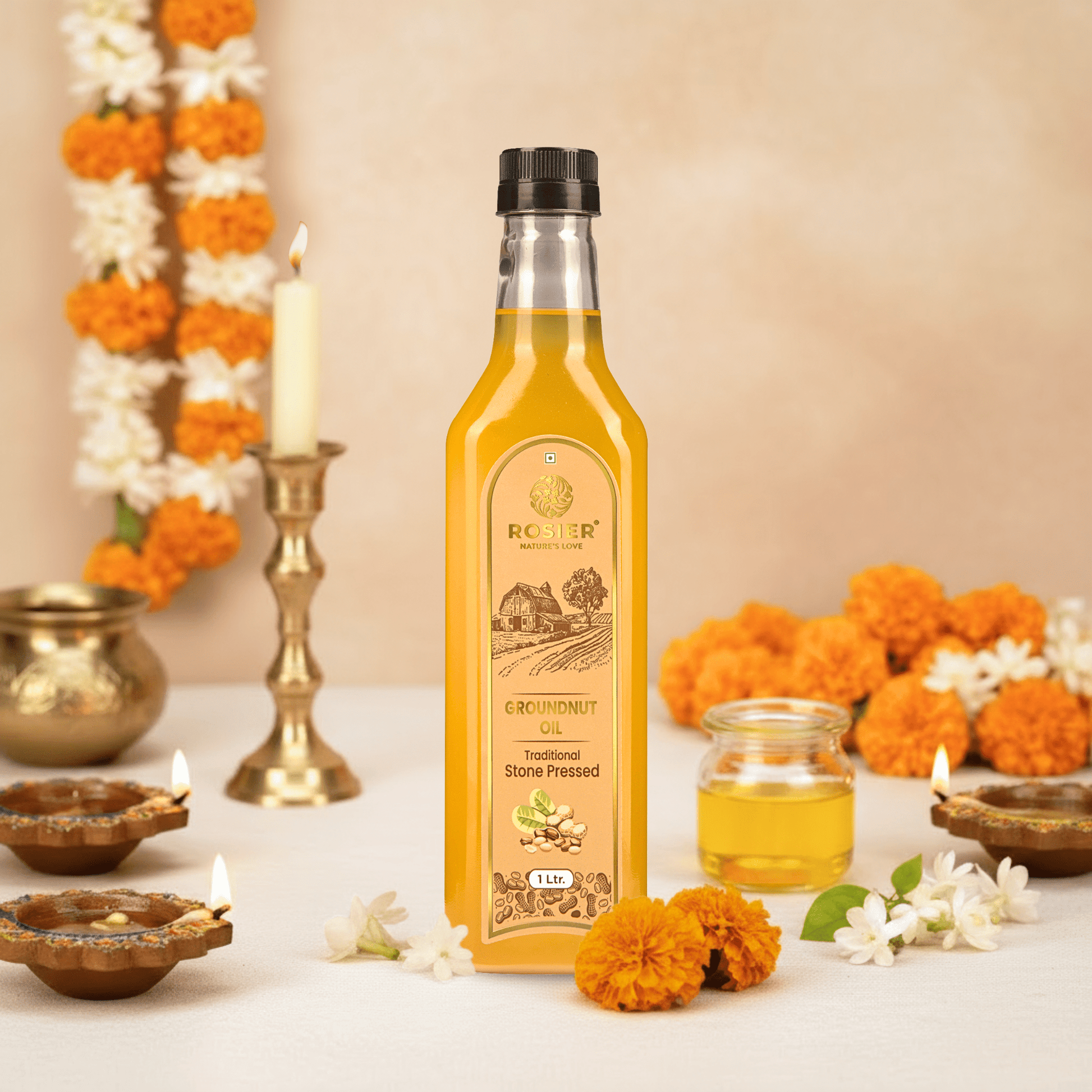 Rosier Foods Stone Pressed Groundnut Oil
