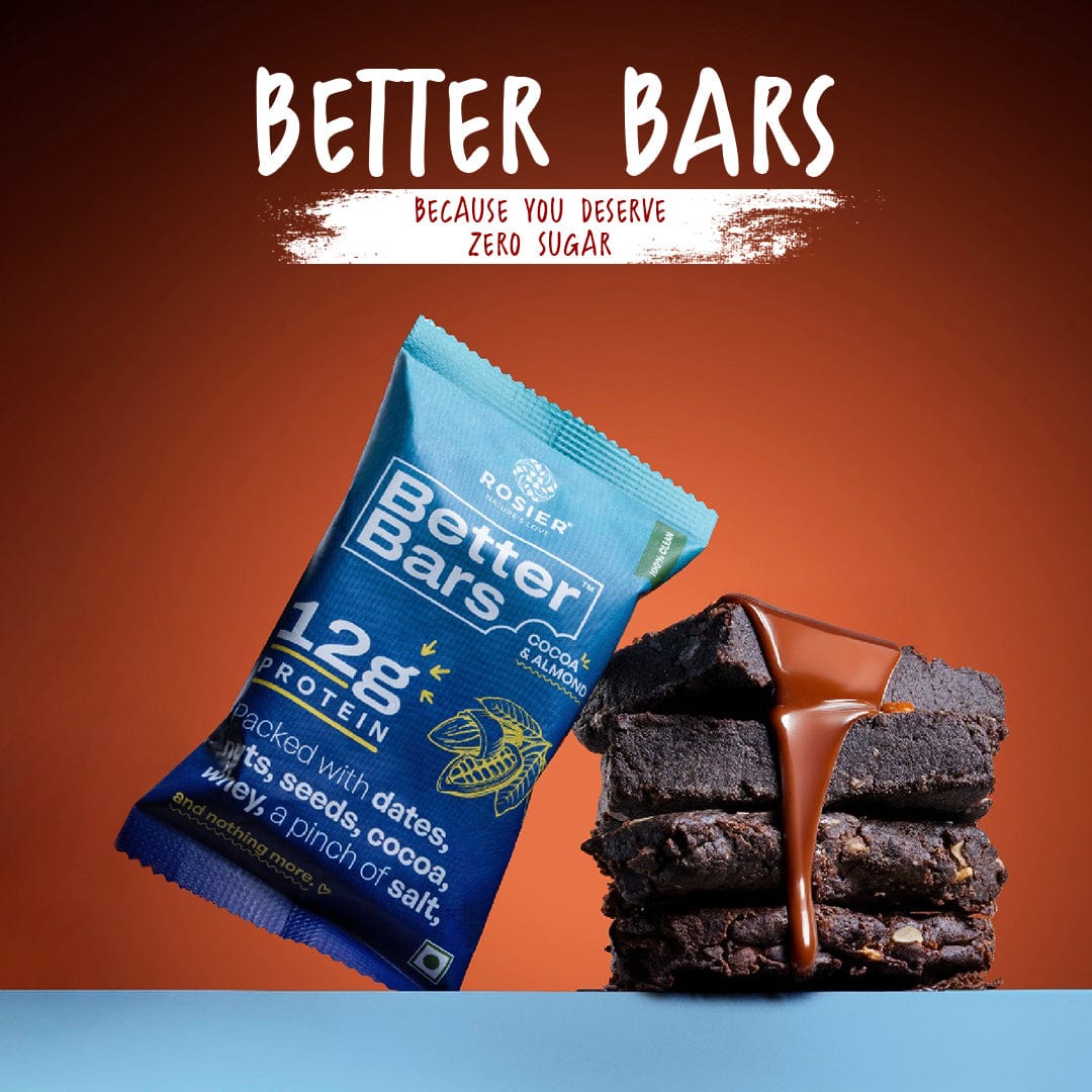Rosier Foods Better Bars Pack of 3 / COCOA & ALMOND