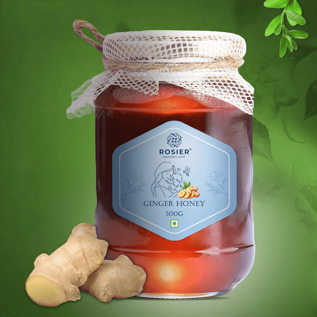 Rosier Foods Ginger Honey - 500g 500g