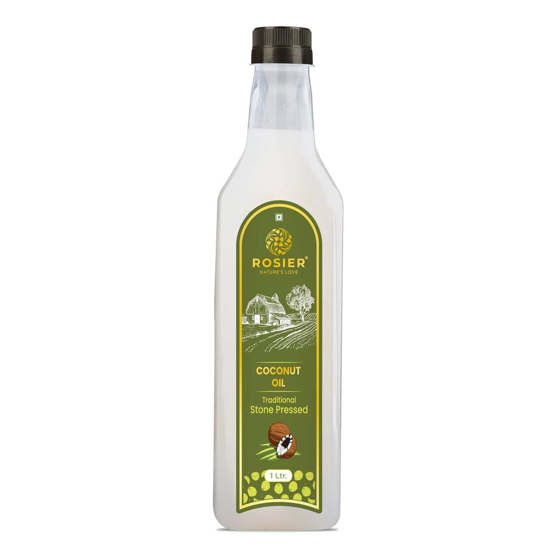 Rosier Foods Stone Pressed Virgin Coconut Oil 1000 ML (PET BOTTLE)