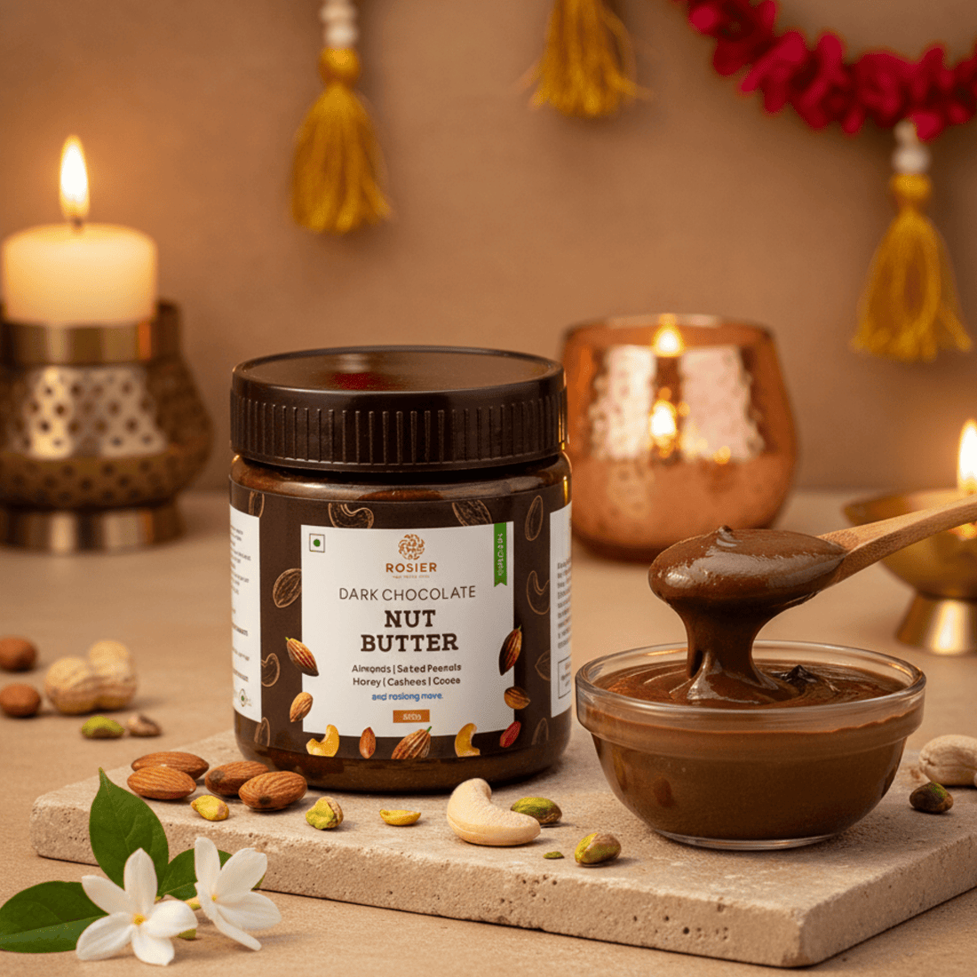 Rosier Foods Nut Butter Dark Chocolate 300g
