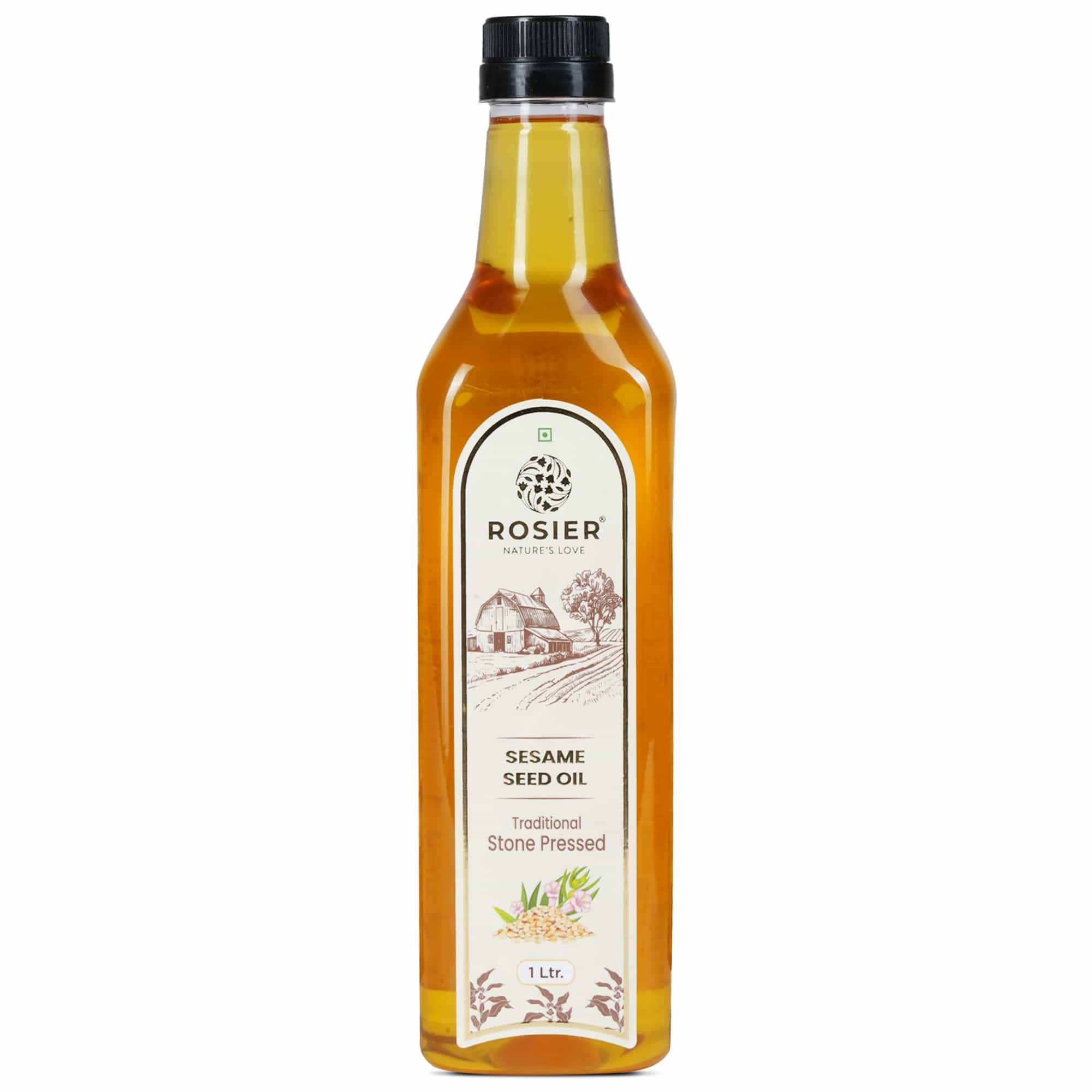 Rosier Foods Stone Pressed Sesame Oil 1000 ML (PET Bottle)
