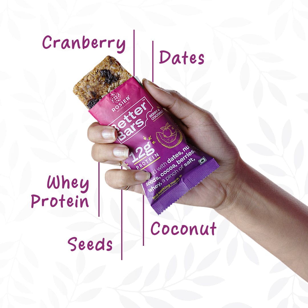 Rosier Foods Better Bars Berry & Coconut