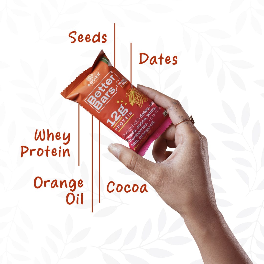 Rosier Foods Better Bars Orange & Cocoa