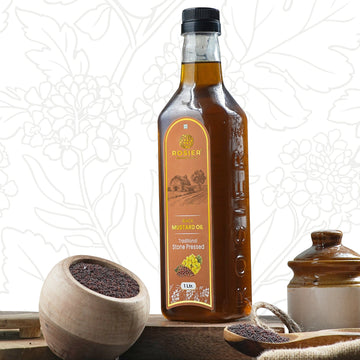 Rosier Foods Stone Pressed Black Mustard Oil