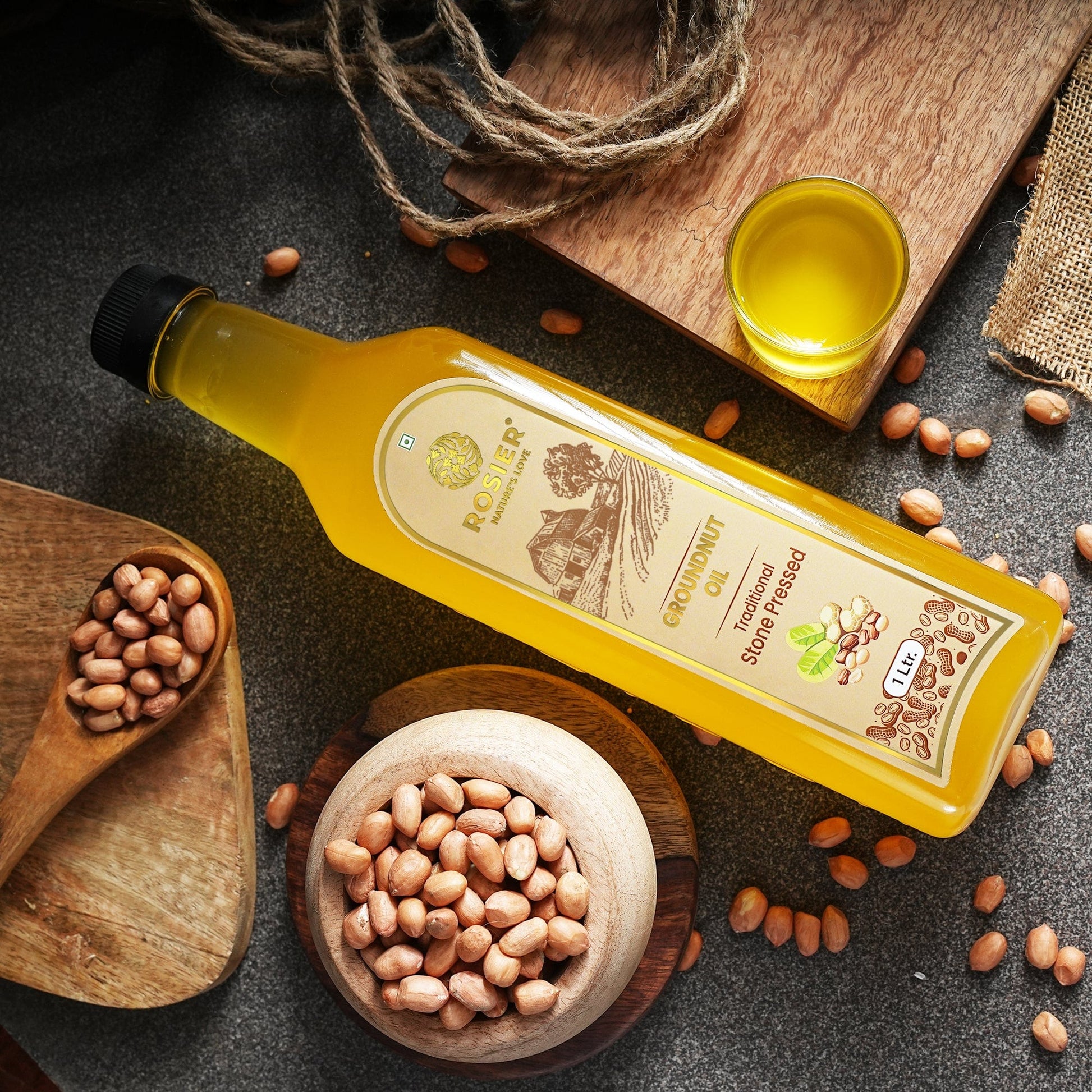 Rosier Foods Stone Pressed Groundnut Oil