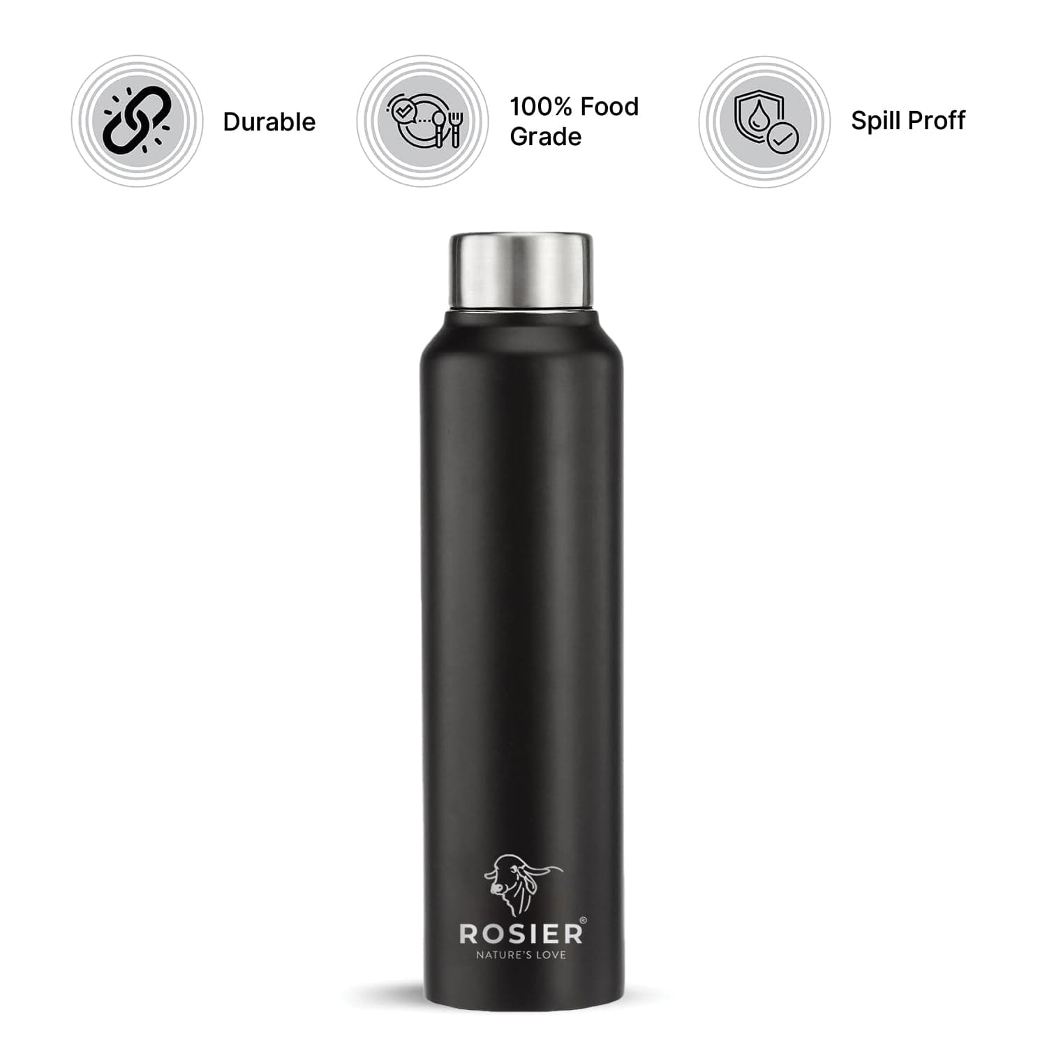 Rosier Foods Premium Stainless Steel Bottle