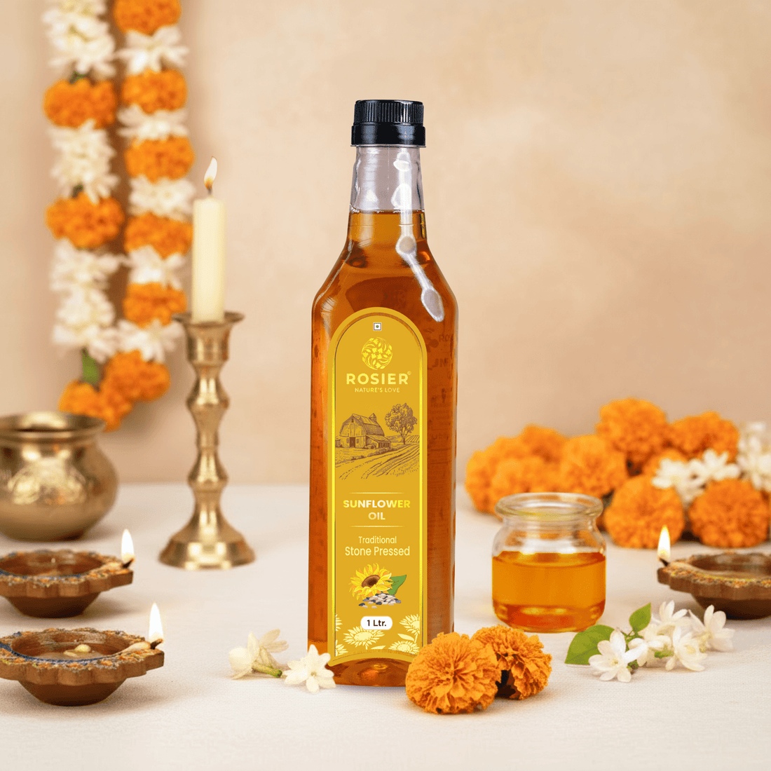 Rosier Foods Stone Pressed Sunflower Oil