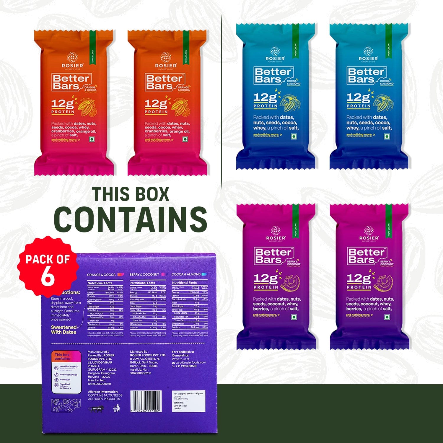 Rosier Foods Better Bars