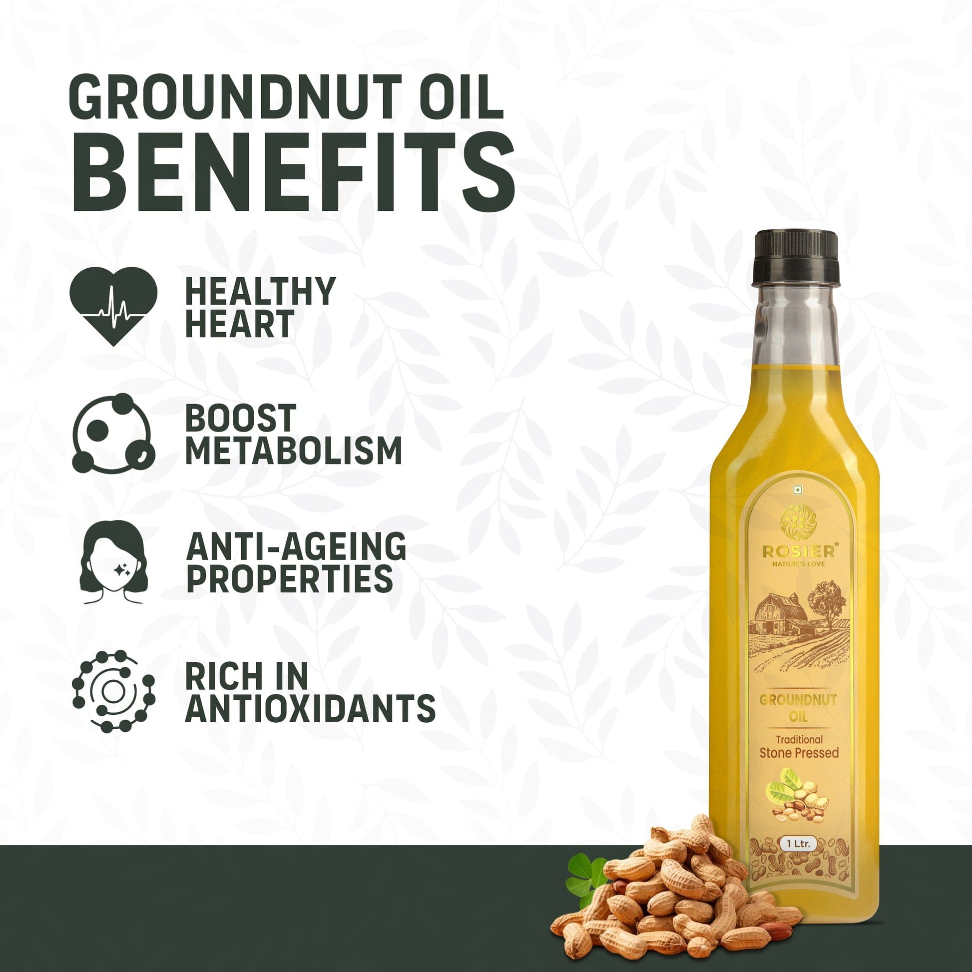Rosier Foods Stone Pressed Groundnut Oil