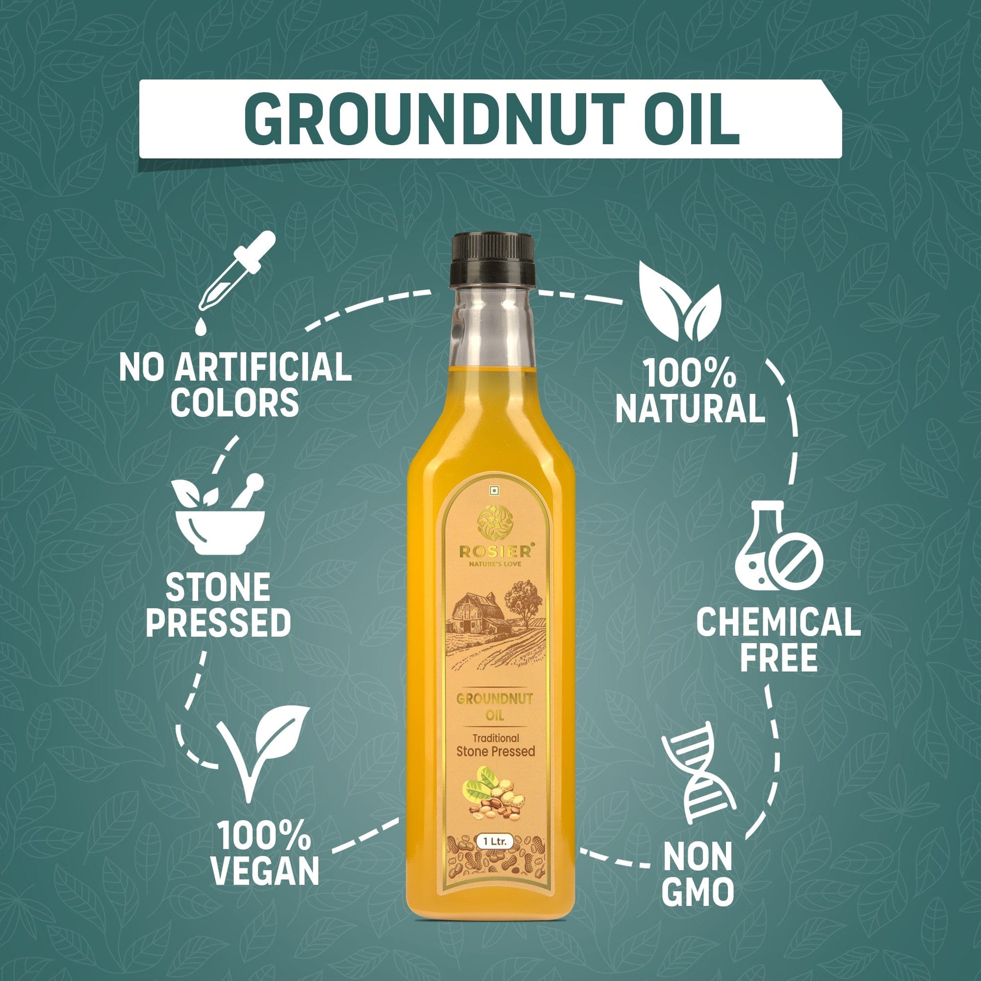 Rosier Foods Stone Pressed Groundnut Oil