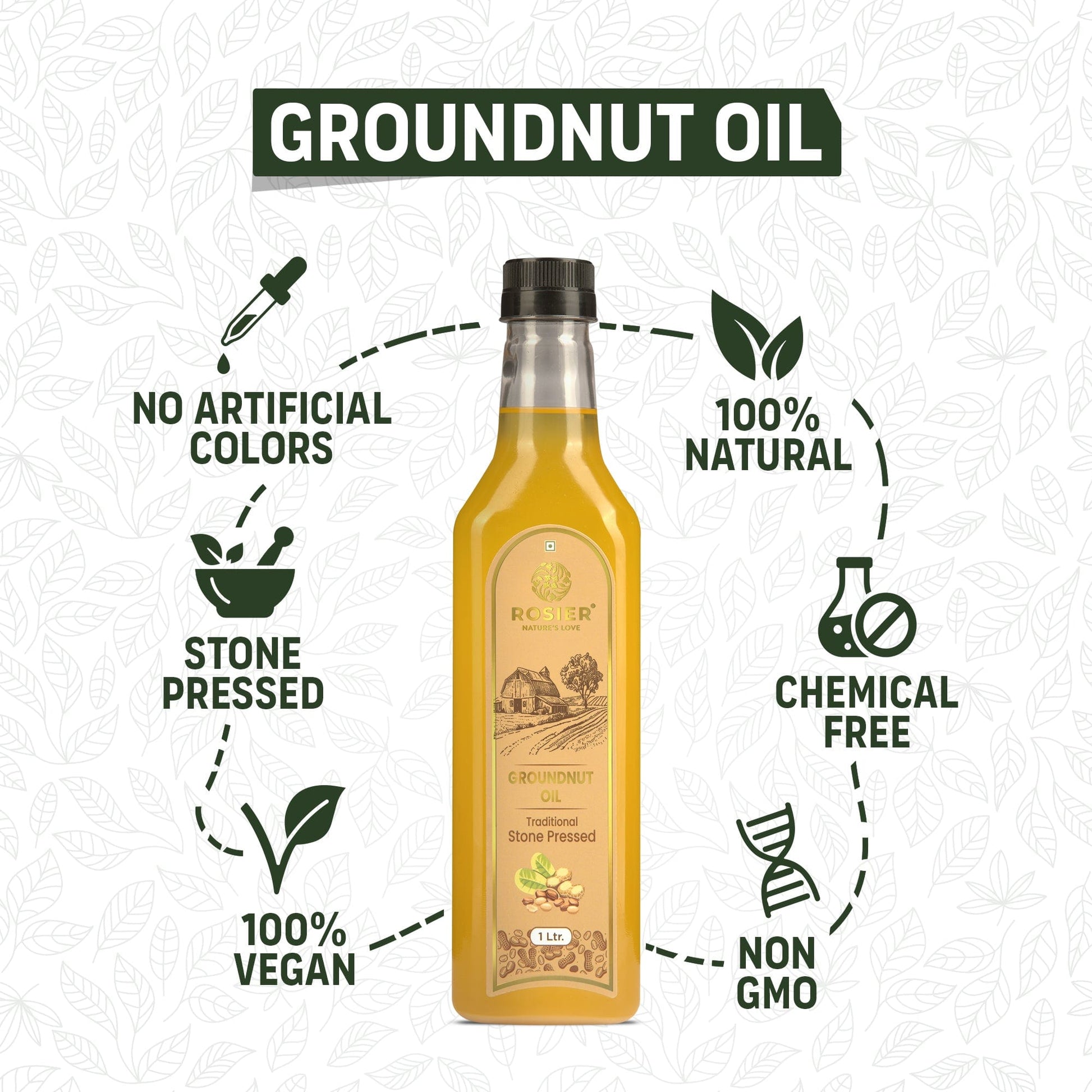 Rosier Foods Stone Pressed Groundnut Oil