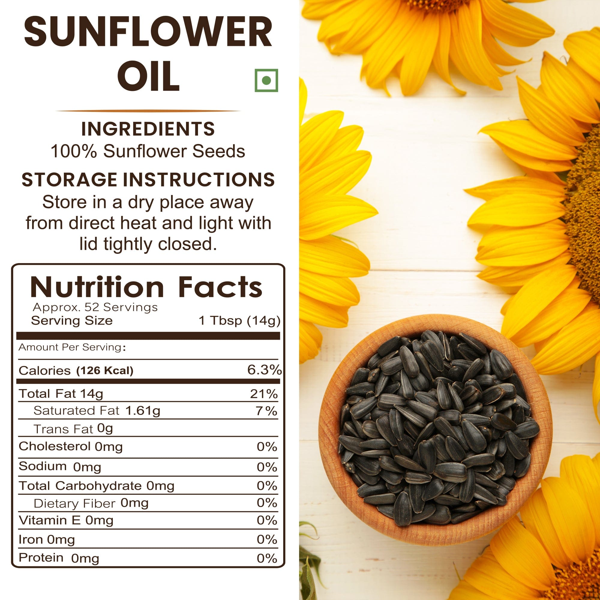 Rosier Foods Stone Pressed Sunflower Oil