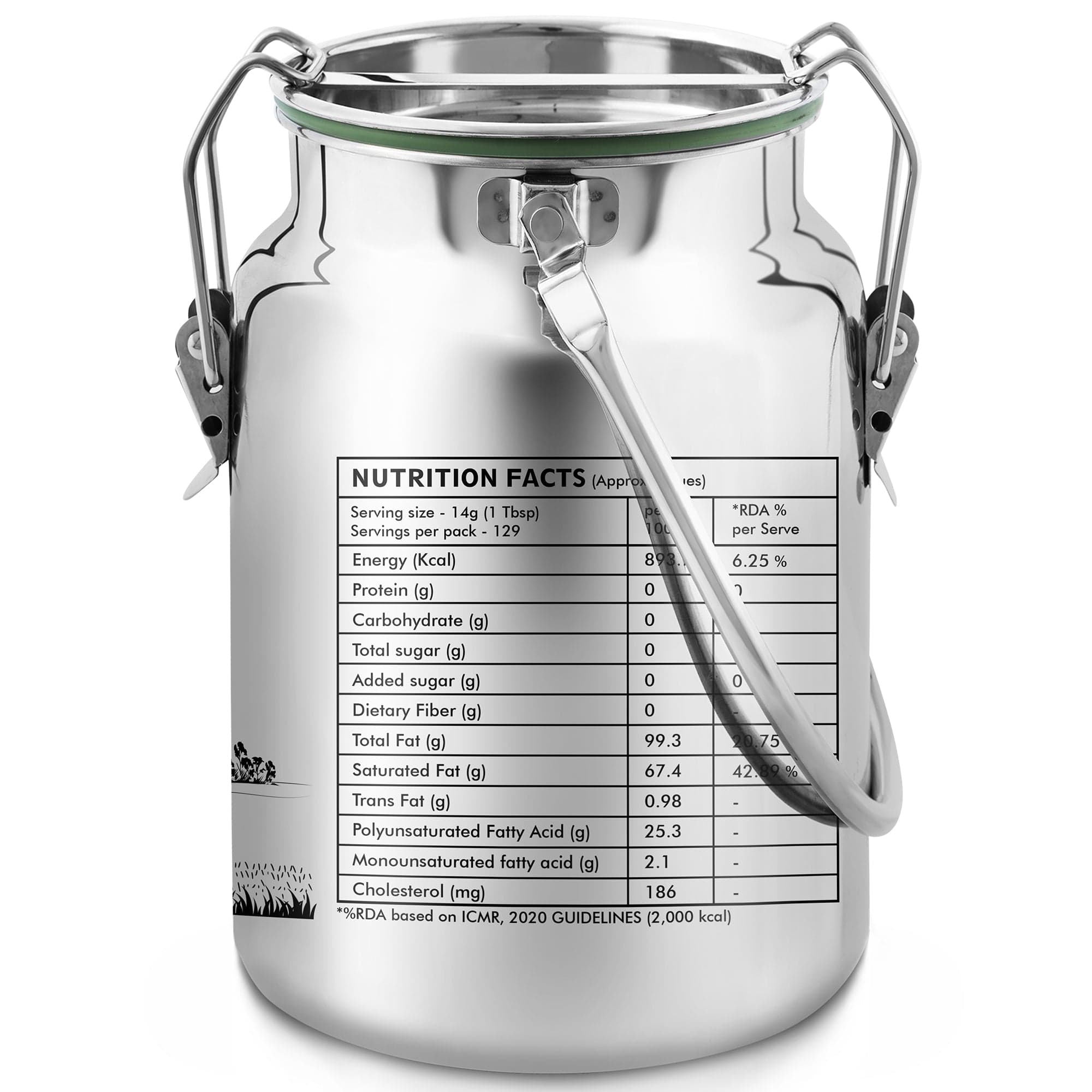 Rosier Foods Gir Cow A2 Ghee - Made From Curd