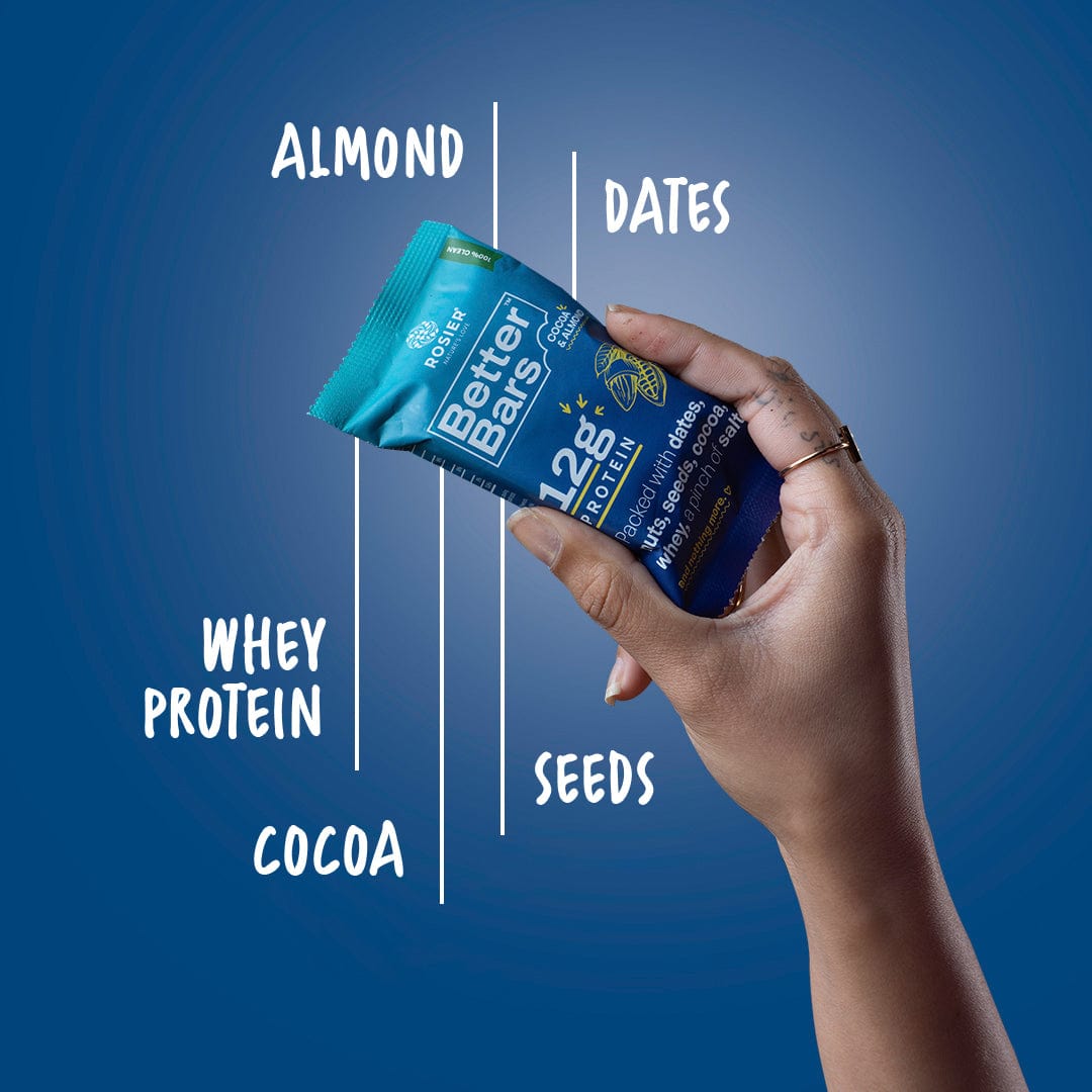 Rosier Foods Better Bars Pack of 3 / COCOA & ALMOND