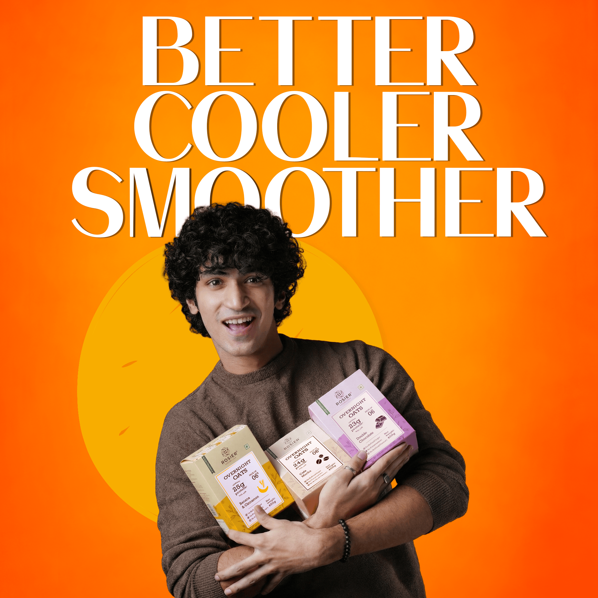 Rosier Foods Overnight Oats - Assorted Pack Pack of 6