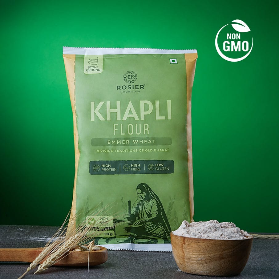 Rosier Foods Khapli (Emmer) Wheat Atta