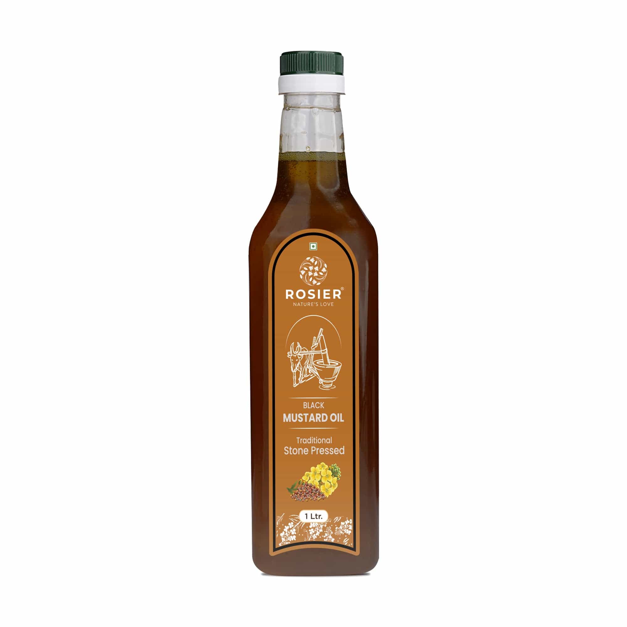Rosier Foods A2 Cow Ghee 500 ml + Black Mustard Oil 1 L 500ml + 1 L