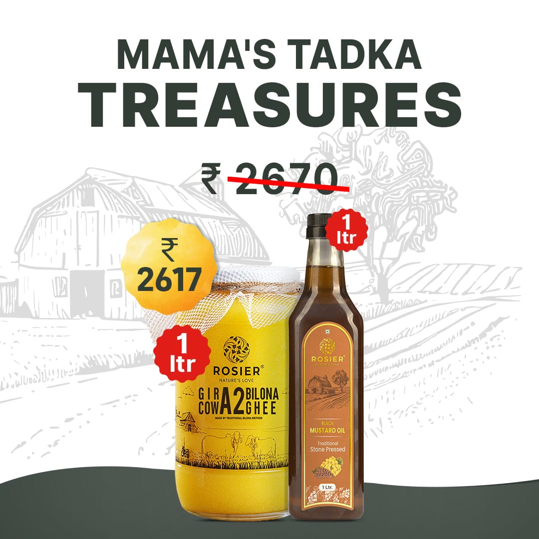 Rosier Foods Mama’s Tadka Treasures 1 Ltr + 1 Ltr