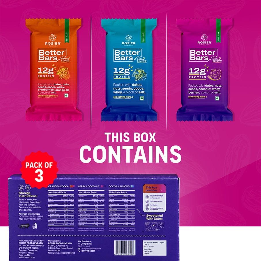 Rosier Foods Better Bars
