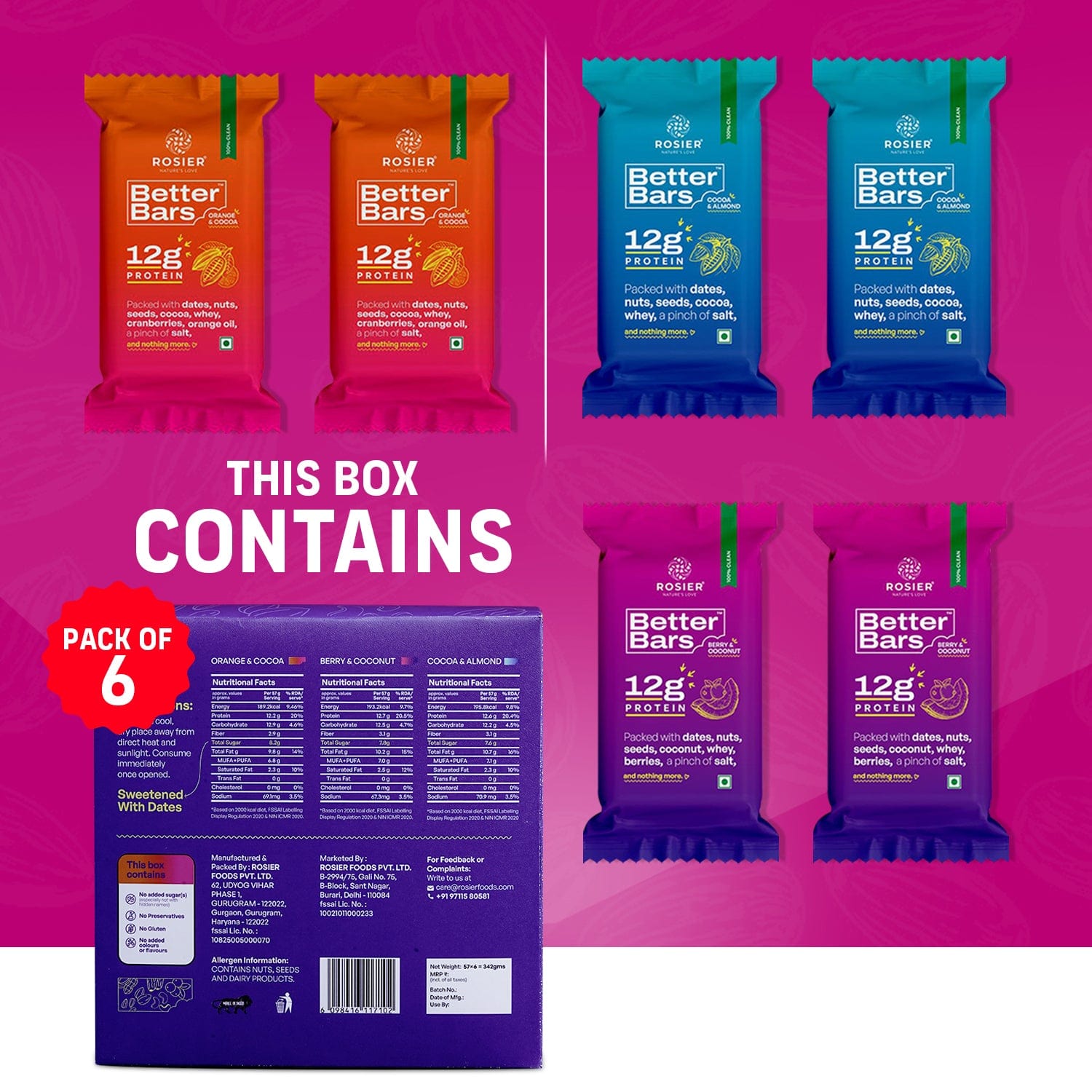 Rosier Foods Better Bars