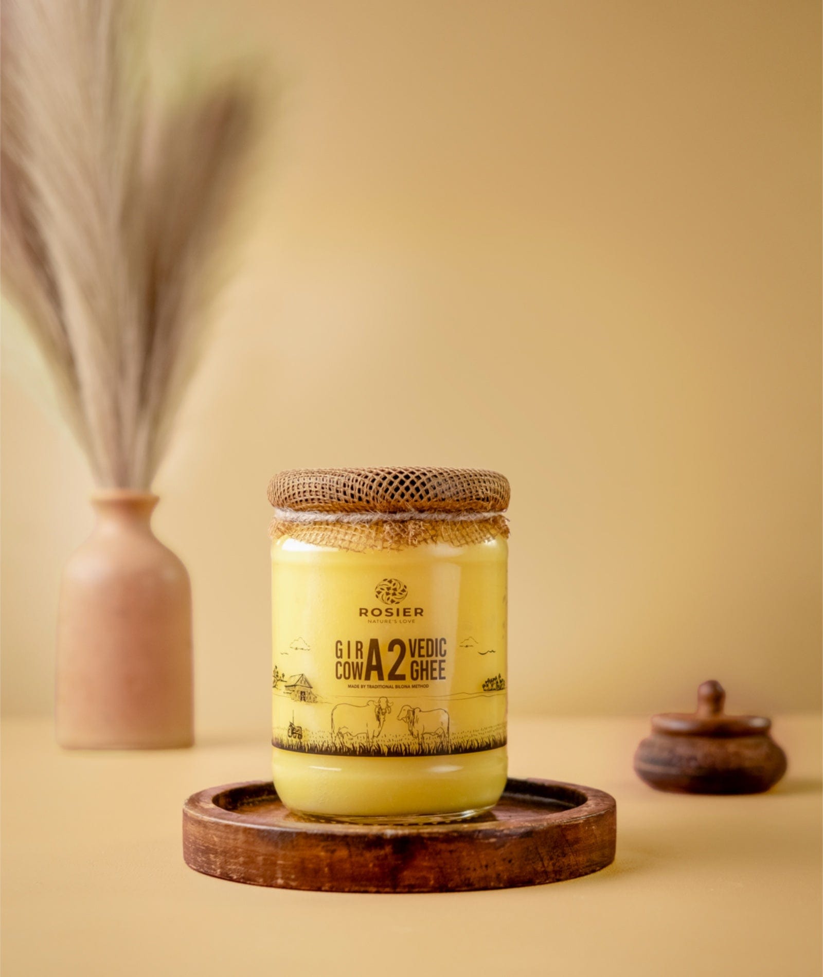 Rosier Foods Gir Cow A2 ghee - Made From Curd