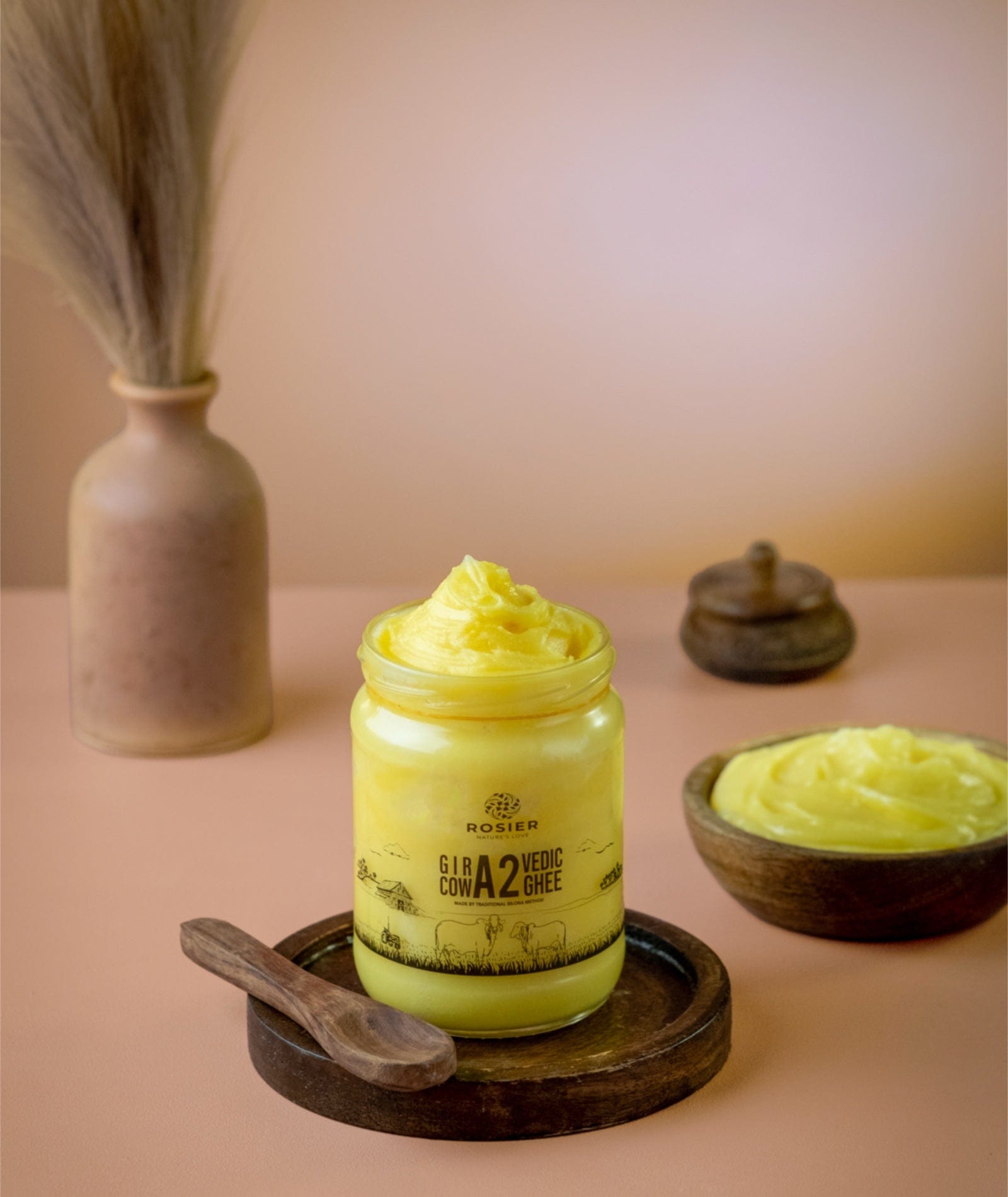 Rosier Foods Gir Cow A2 ghee - Made From Curd