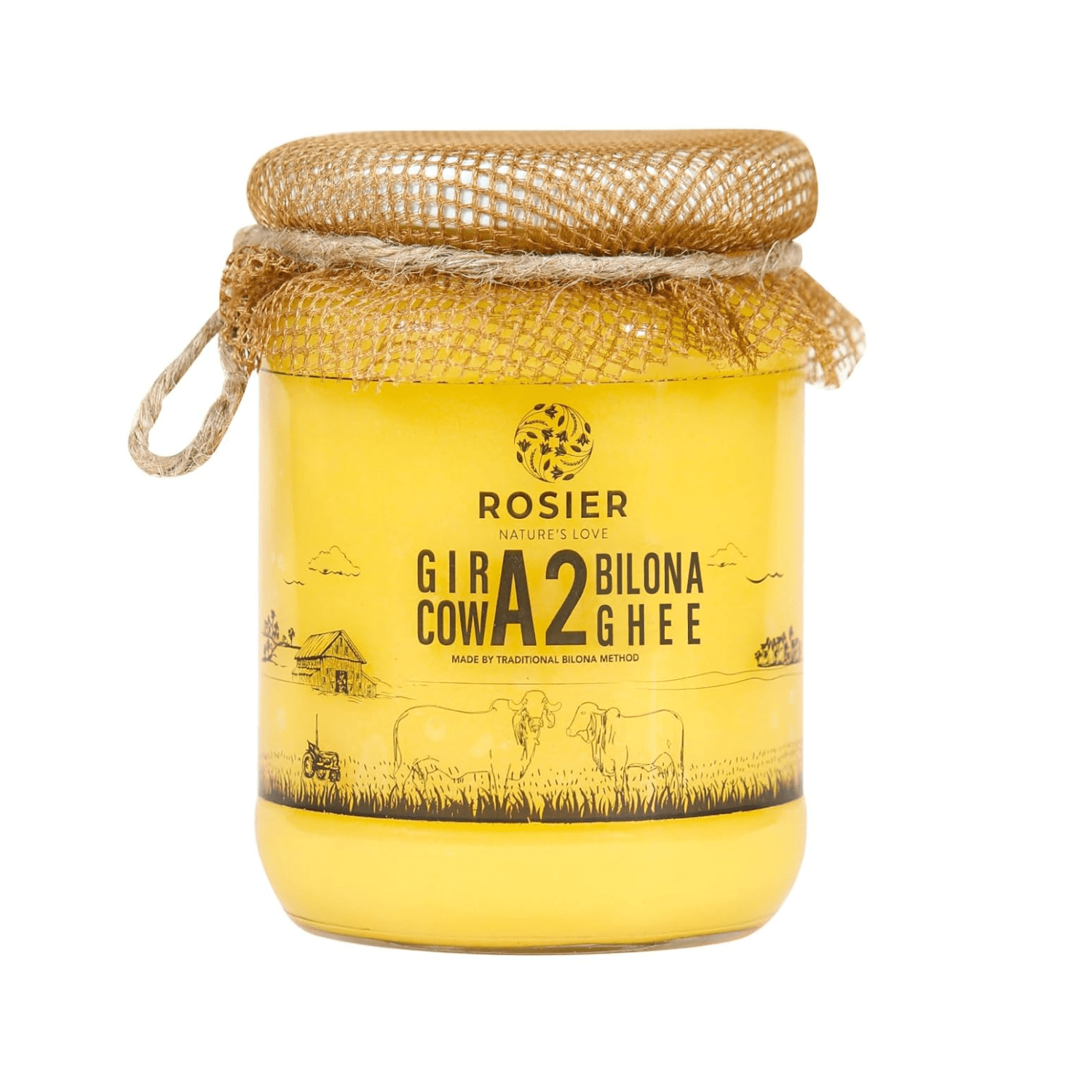 Rosier Foods Gir Cow A2 ghee - Made From Curd
