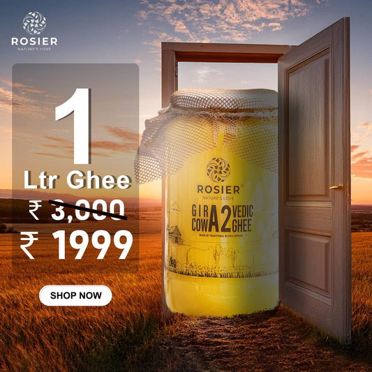 Rosier Foods Gir Cow A2 ghee 1 L 1 Ltr