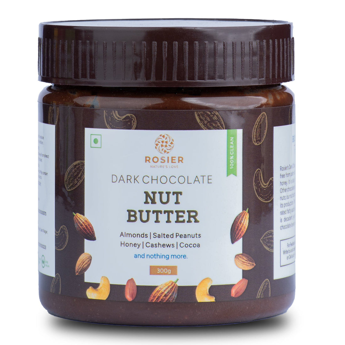 Rosier Foods Nut Butter Dark Chocolate 300g
