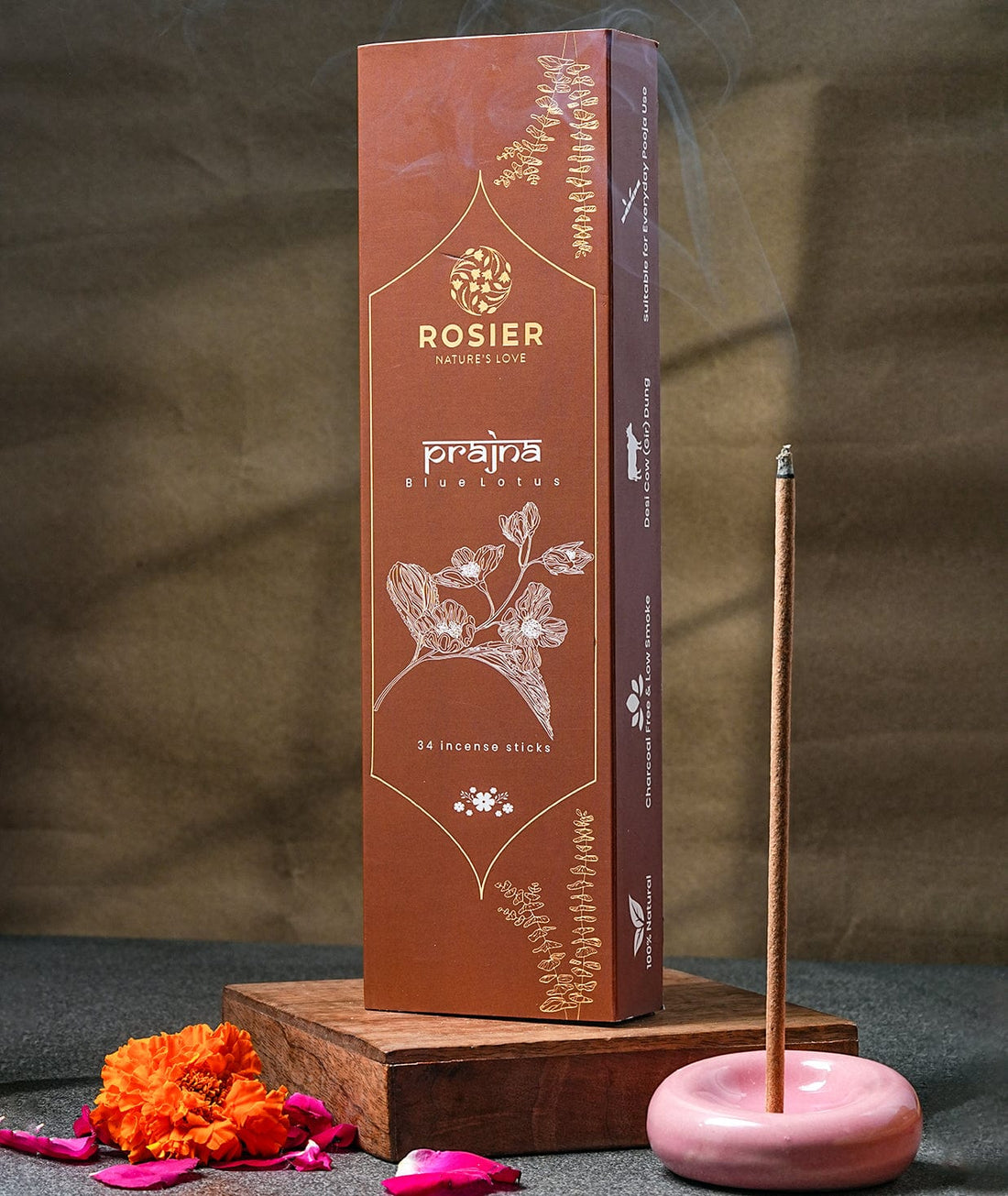 Rosier Foods Prajna Blue Lotus Dhoop Incense Sticks