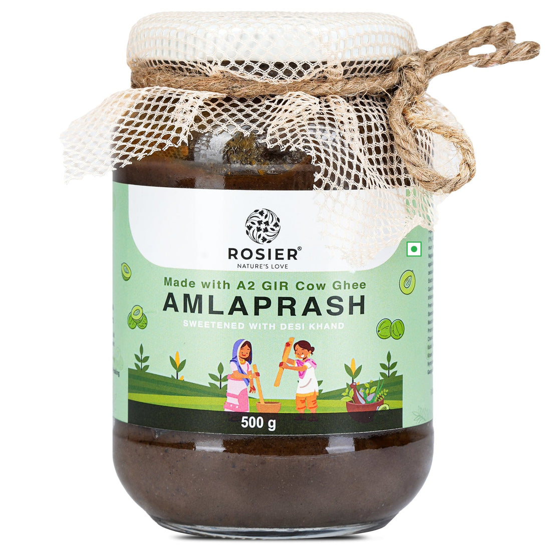 Amlaprash – Ayurvedic Immunity Booster & Modern Chyawanprash – Made with Organic Amla, A2 Desi Cow Ghee & Desi Khand – Supports Immunity, Energy & Digestion – Natural Health Supplement 500g