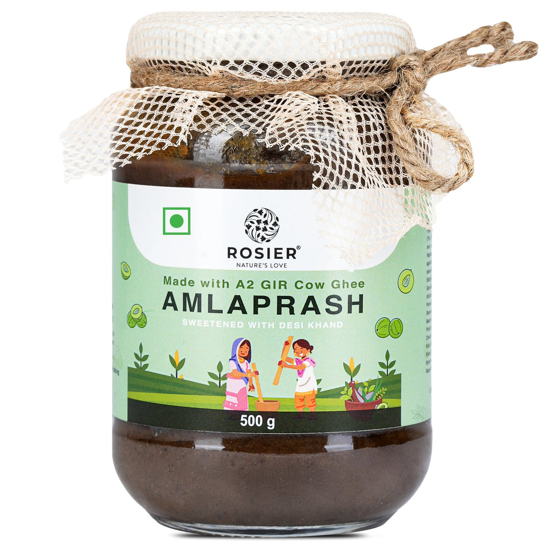 Amlaprash – Ayurvedic Immunity Booster & Modern Chyawanprash – Made with Organic Amla, A2 Desi Cow Ghee & Desi Khand – Supports Immunity, Energy & Digestion – Natural Health Supplement 500g