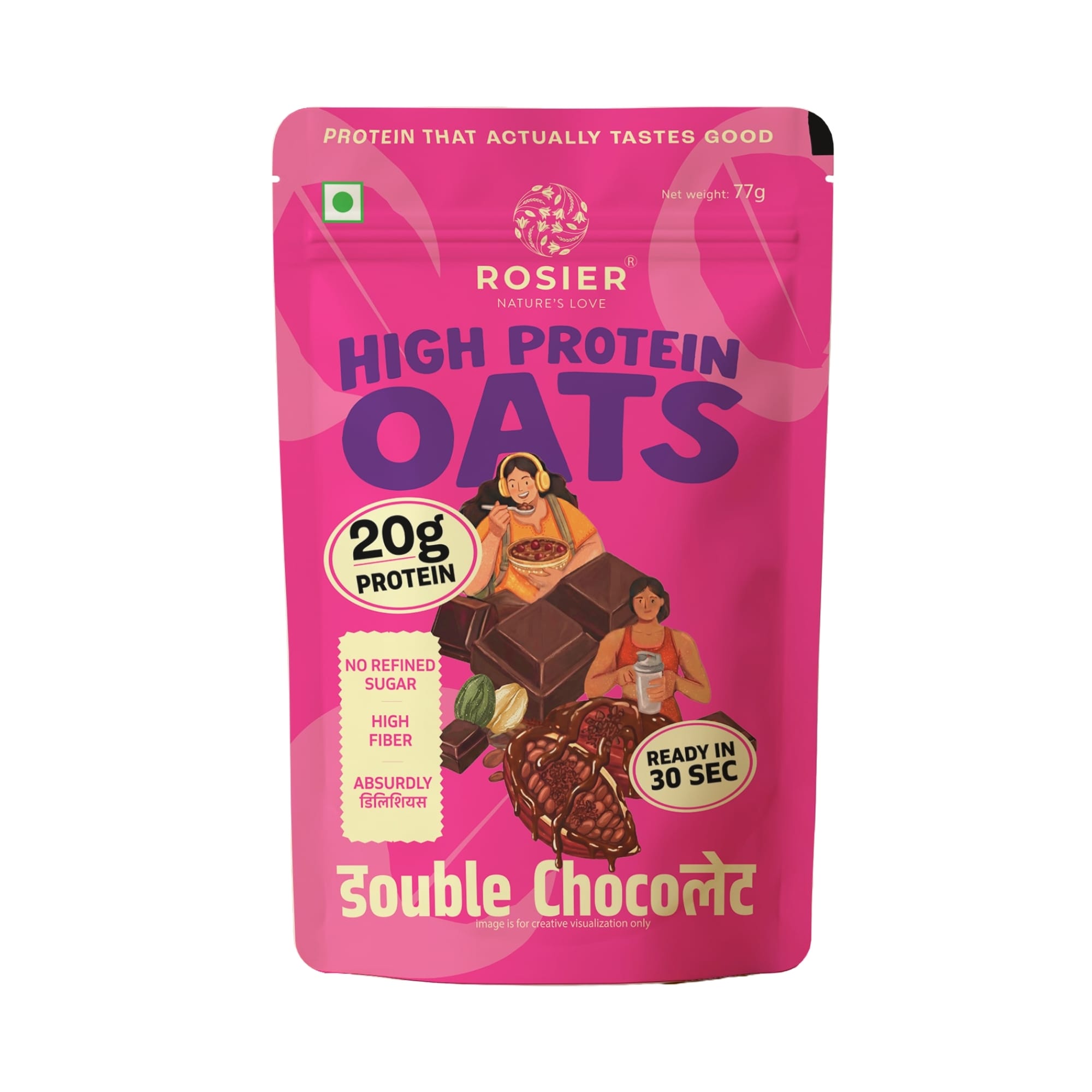 Overnight Oats - Double Chocolate Pack of 1 X 6