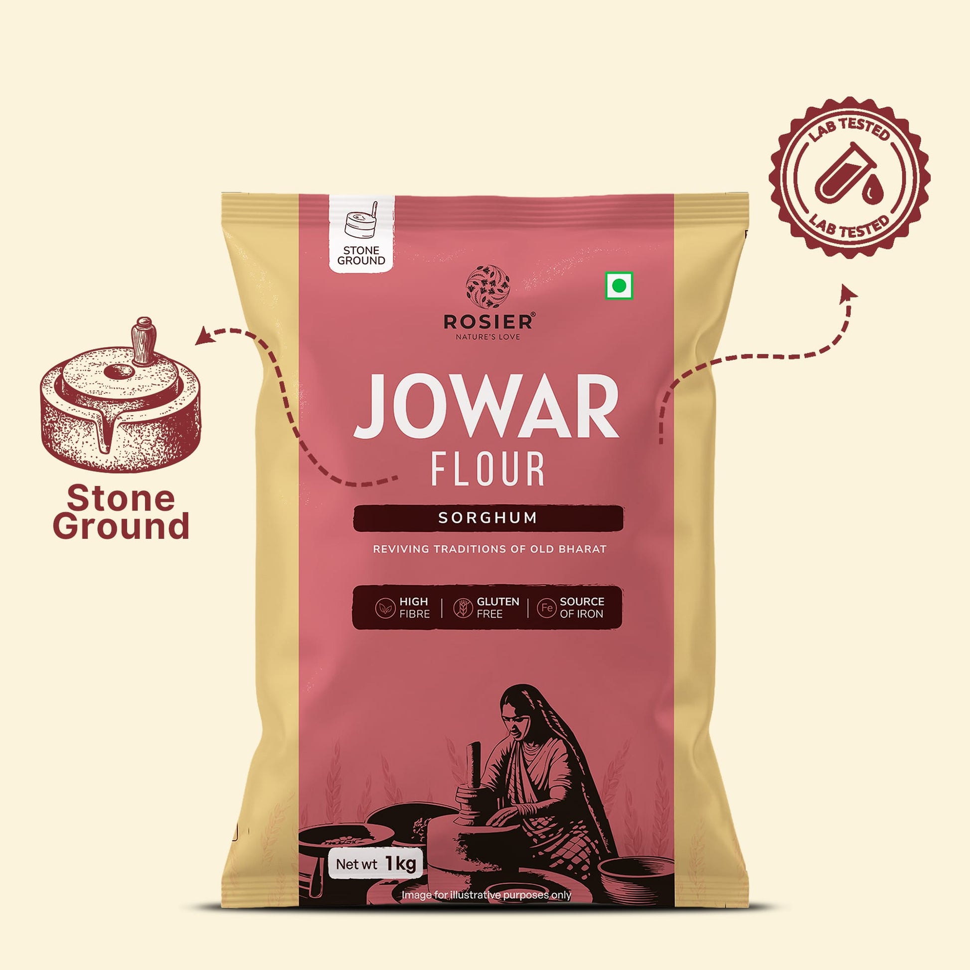 Jowar Atta (1Kg) 1 Kg
