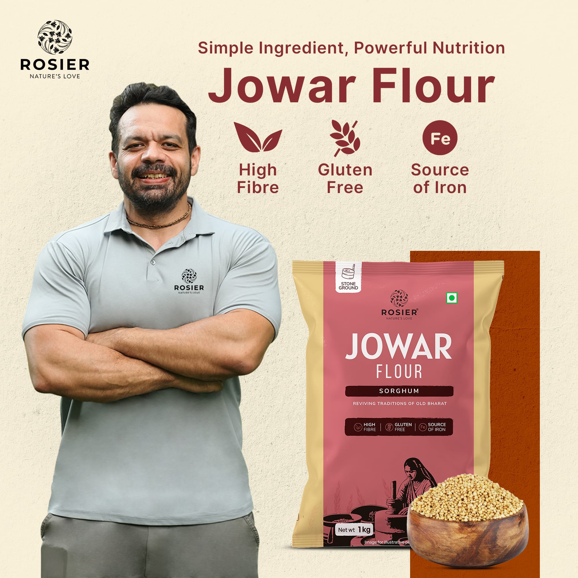 Jowar Atta (1Kg) 1 Kg