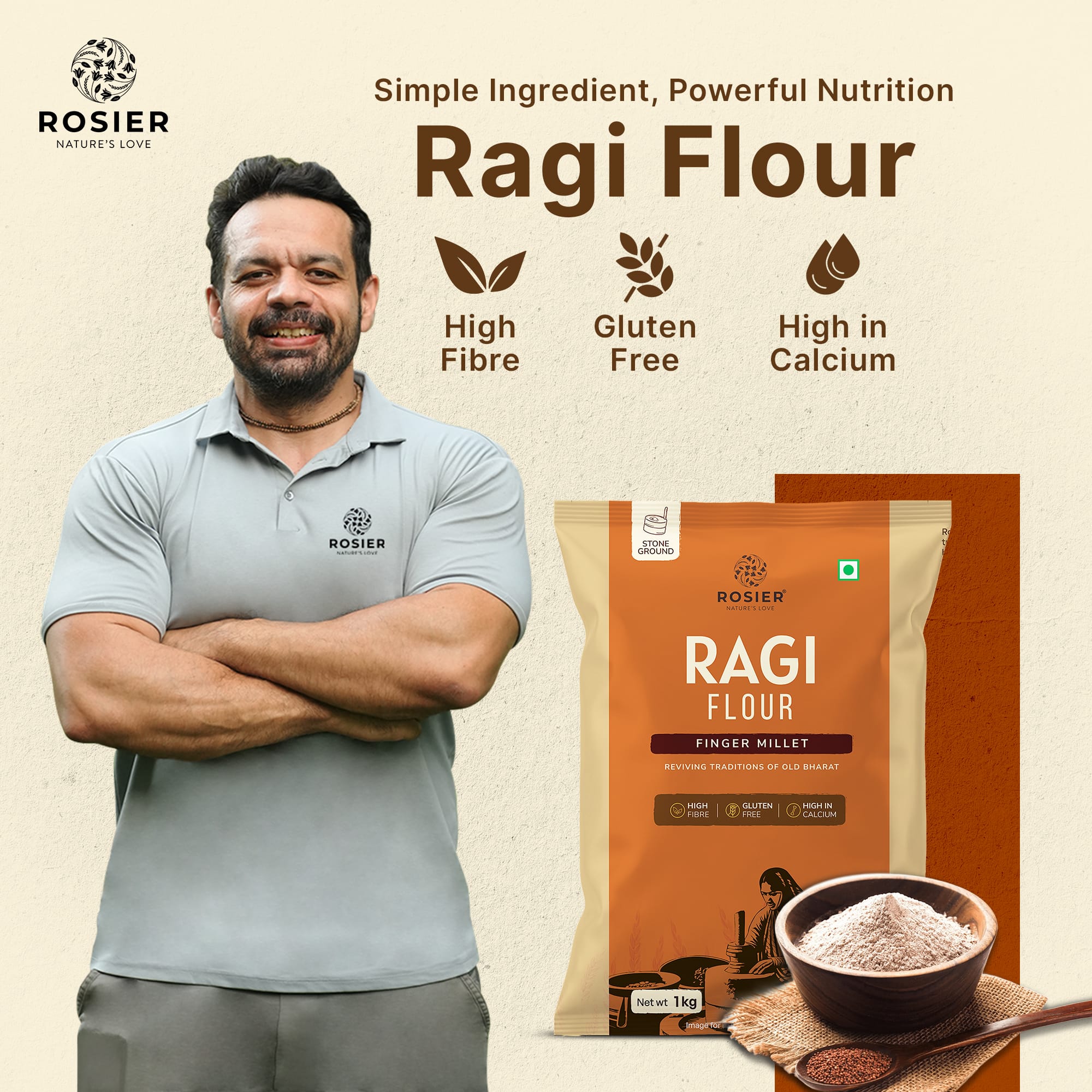 Ragi Atta (1Kg) 1 Kg