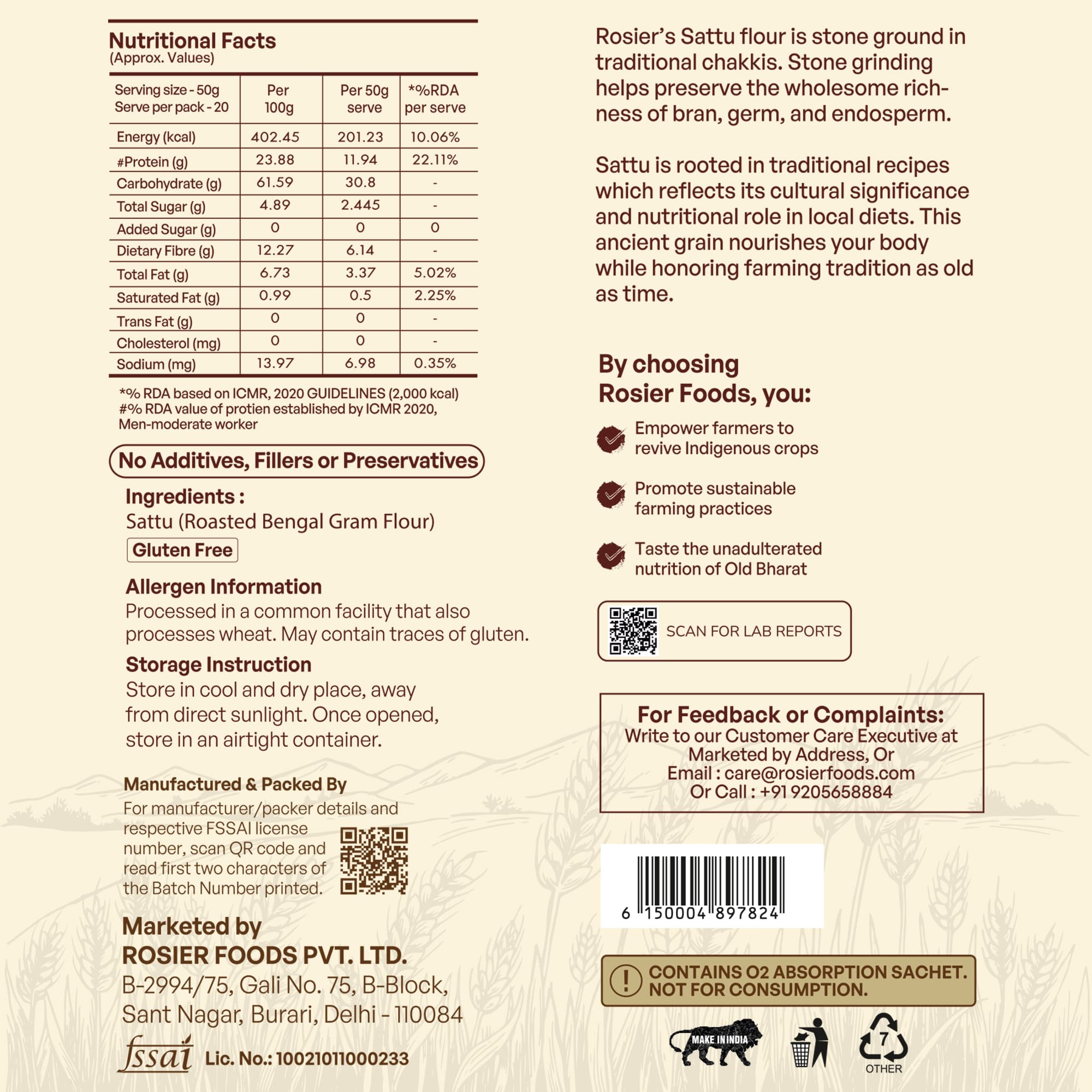 Sattu Atta (1Kg) 1 Kg