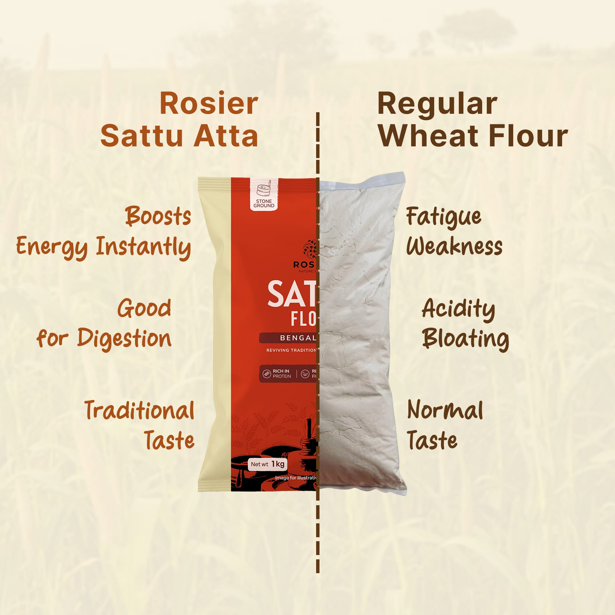 Sattu Atta (1Kg) 1 Kg