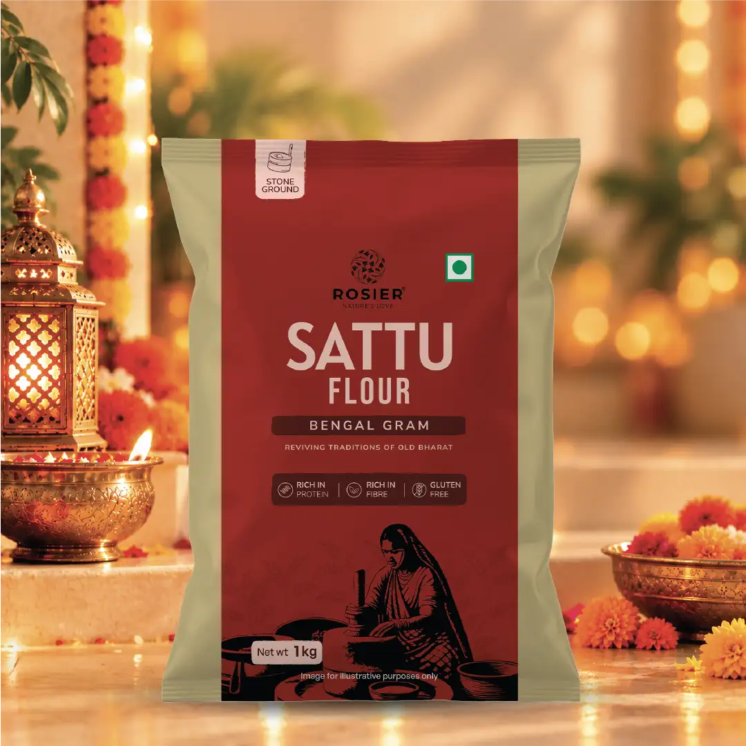 Sattu Atta 1kg | Stone Ground High Protein Roasted Chana 1 Kg