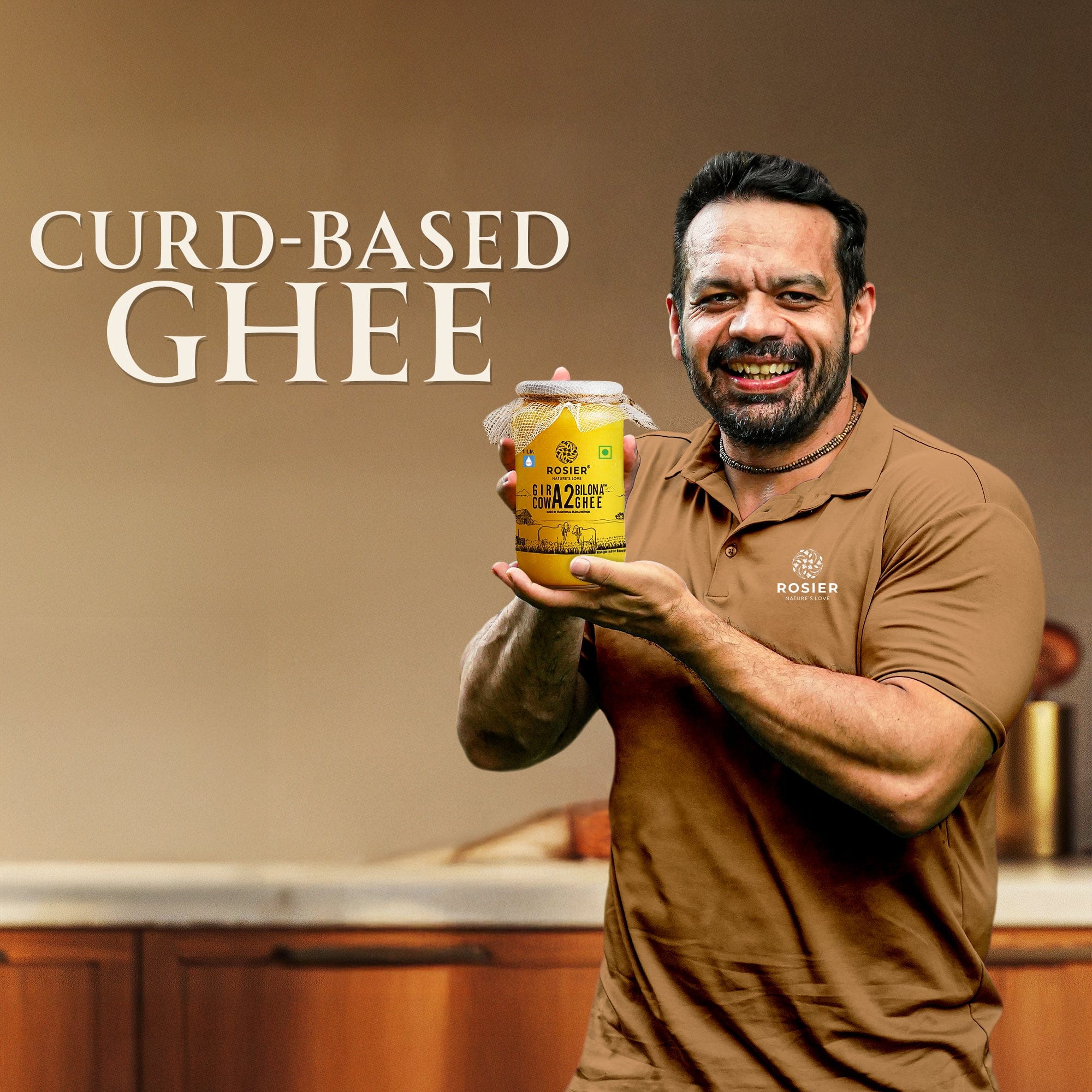 Buy A2 Gir Cow Desi Ghee – 100% Grass-Fed Bilona Method – Rich in Vitamins A, E, K – Boosts Digestion, Gut & Joint Health 1 Ltr