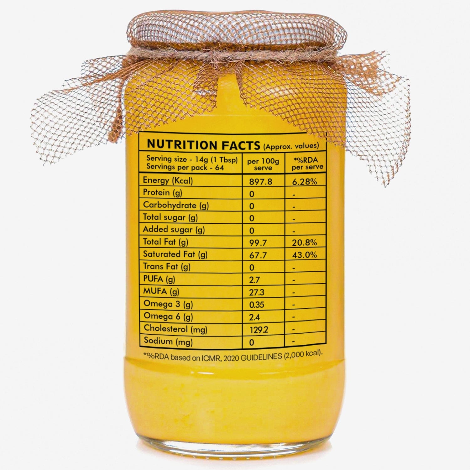 Buy A2 Gir Cow Desi Ghee – 100% Grass-Fed Bilona Method – Rich in Vitamins A, E, K – Boosts Digestion, Gut & Joint Health 1 Ltr